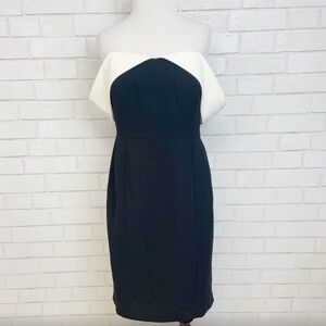 90's Calvin Klein Off Shoulder Tuxedo Dress (B9)